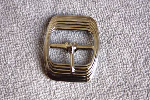 Doppelsteg - Dornschnallen - 20 mm - Weissbronce 223 - Bild: A1