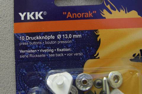 YKK Druckkn&ouml;pfe 13 mm - Bild: A3