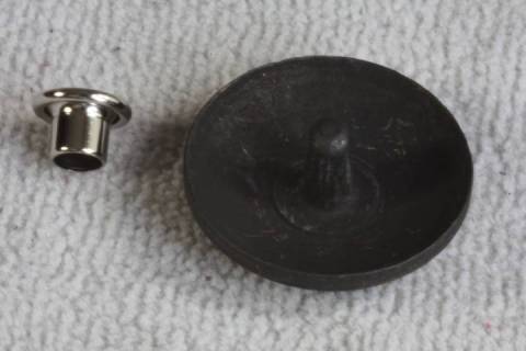 Ziernieten Schmuckelemente Altmessing-Matt 20 mm 7522  - Bild: A1