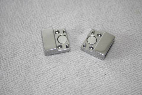 Paladium - Lederarmbandverschluss Nickelfrei 087 - 10 mm - Bild: a1