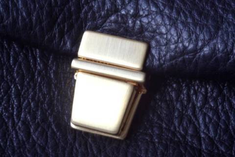 Mini - Steckverschluss - Gold Satiniert 157