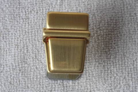 Mini - Steckverschluss - Gold Satiniert 157 - Bild: a4