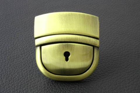 Taschenverschl&uuml;sse Altmessing 249