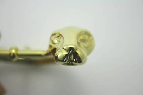 Jaguar - G&uuml;rtelschliessen Strass/Gold 40mm-001-N1 - Bild: a1