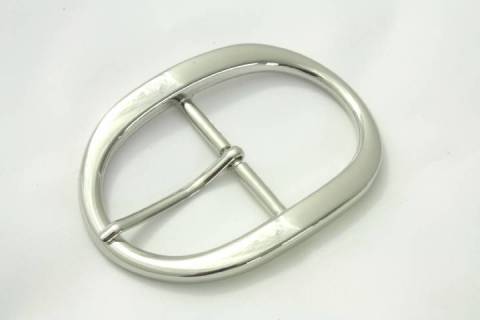 Oval-Doppelstegg&uuml;rtelschnallen 40 mm 107-N1 - Bild: a2