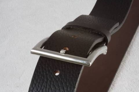 Lederg&uuml;rtel 40 mm - 7/022 Braun - Bild: a2