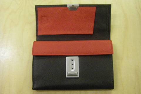 Olbrish b - Linkshaender - Portemonnaie 65004 L Schwarz-Rot - Bild: a3