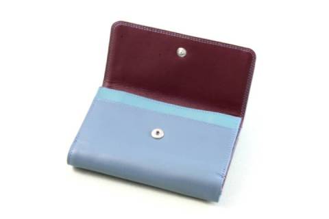 Mywalit Geldb&ouml;rsen Brombeer - Grau - Petrol 250-37 - Bild: a2