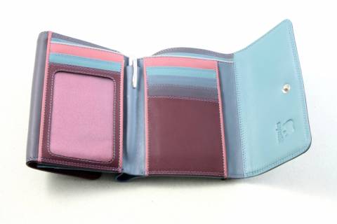 Mywalit Geldb&ouml;rsen Brombeer - Grau - Petrol 250-37 - Bild: a3