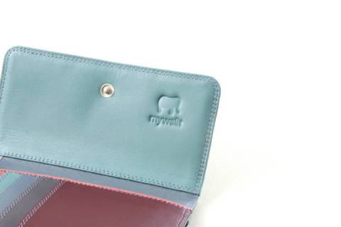 Mywalit Geldb&ouml;rsen Brombeer - Grau - Petrol 250-37 - Bild: a4