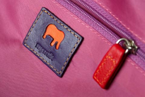 Mywalit Leder 3-Compartment Shopper Rot 680-25 - Bild: a8