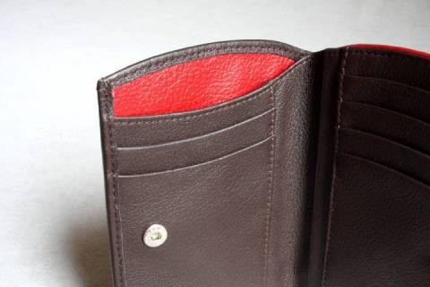 Olbrish b - Geldbörse - Pandora - Braun - Dunkelrot - Bild: a3