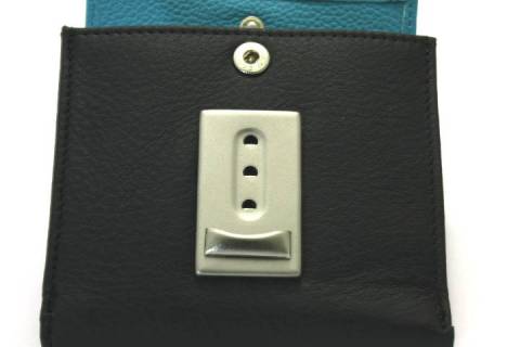 Olbrish b - Portemonnaie 65012 Schwarz / T&uuml;rkis - Bild: a1