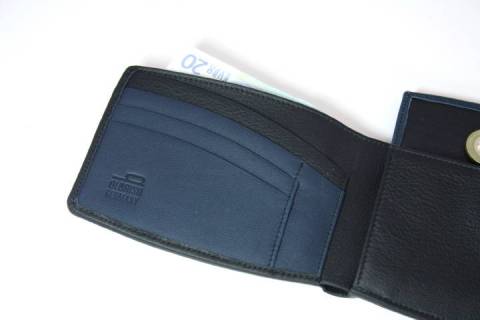 Top View das Große - Portemonnaies - Olbrish b schwarz blau - Bild: a2