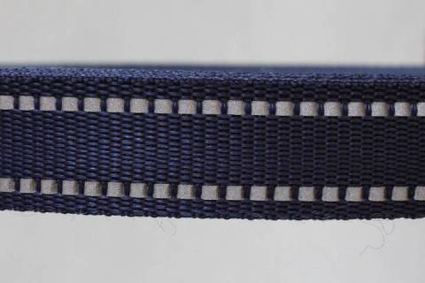 Gurteband mit Reflektorstreifen 25 mm - Bild: Farbe-Blau_3