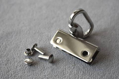 Griffhalter - Riemenhalter 25 mm 341-A Nickel - Bild: a2