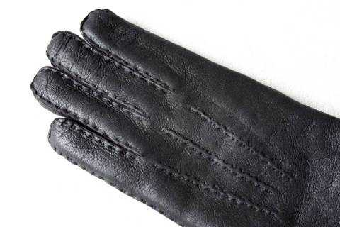 Roeckl - Lammfell Fingerhandschuhe - Nappiert - Schwarz - Bild: a1