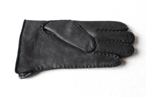 Roeckl - Lammfell Fingerhandschuhe - Nappiert - Schwarz - Bild: a3