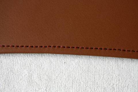 Sonderanfertigungen Leder Schreibtischunterlagen Rotbraun - Bild: a2